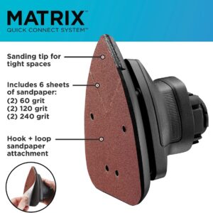 BLACK+DECKER Matrix Sander Attachment Tool for Power Drilling