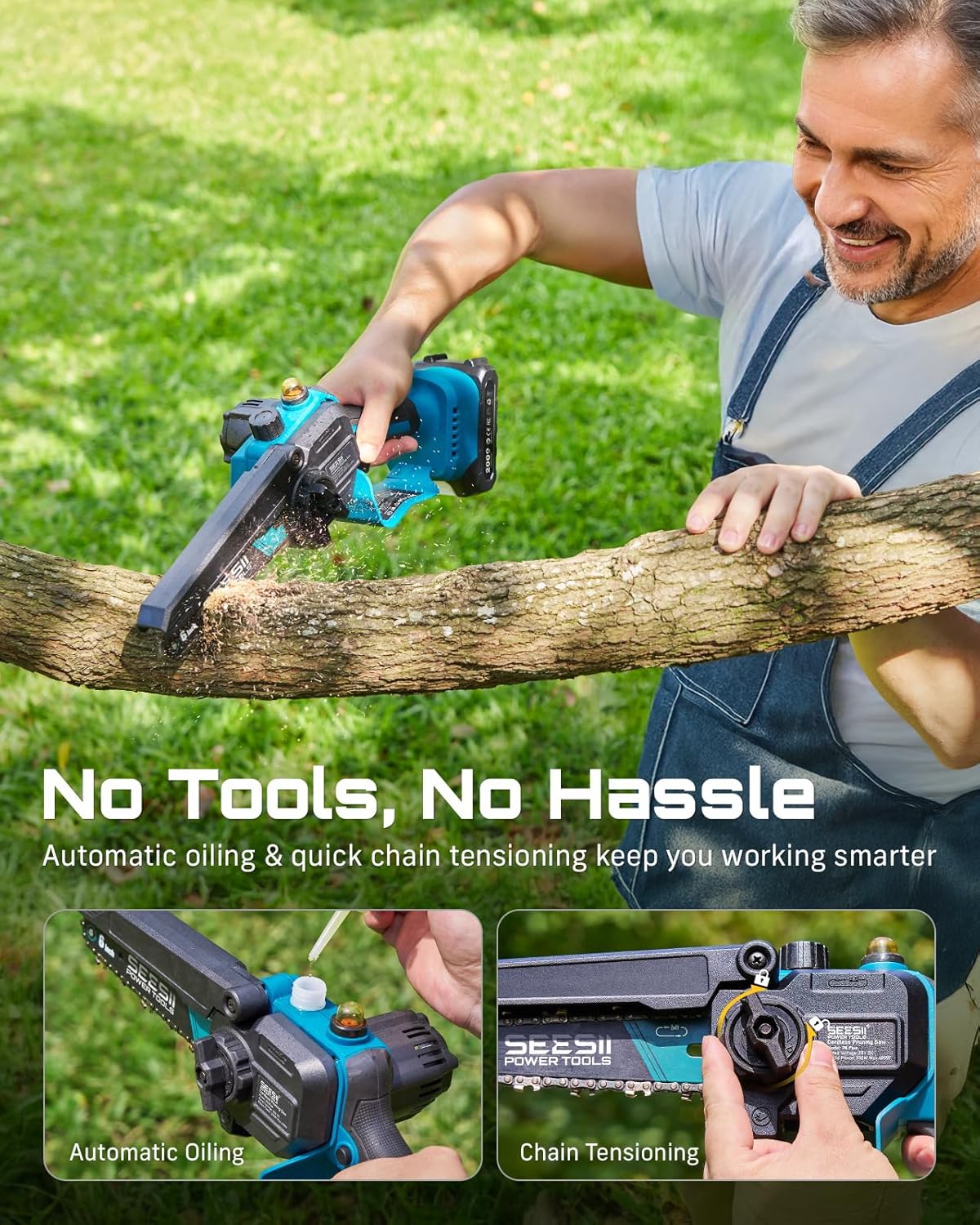 Effortless Tree Trimming: SEESII 2-in-1 Electric Pole Saw Review 9 Effortless Tree Trimming: SEESII 2-in-1 Electric Pole Saw Review - Image 9