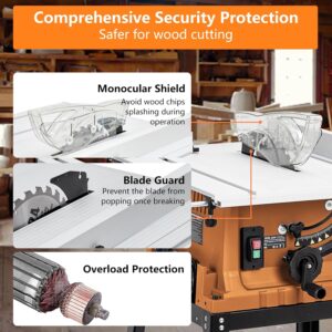 Unleashing Power: Review of the 10-Inch Portable Table Saw