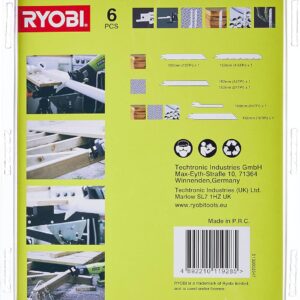 Unleashing Versatility: Review of Ryobi RAK06RB Saw Blade Set