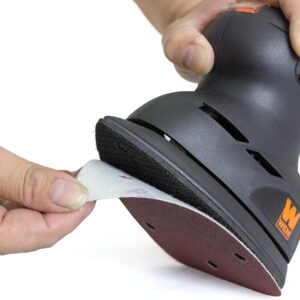 WEN 120-Grit Hook and Loop Sandpaper 10-Pack for Palm Sander