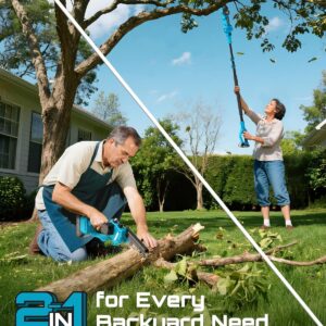 Effortless Tree Trimming: SEESII 2-in-1 Electric Pole Saw Review