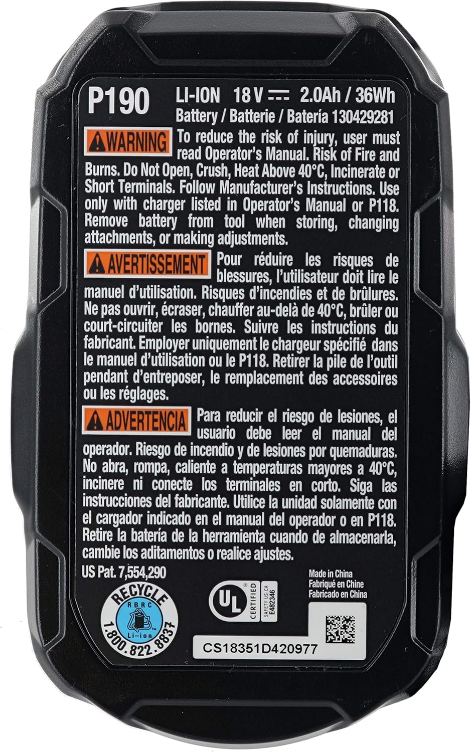 RYOBI P190 Review: A Powerful 18V Battery for Cold Weather 5 RYOBI P190 Review: A Powerful 18V Battery for Cold Weather - Image 5