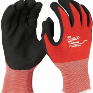 For Milwaukee 48-22-8904B 12PK Cut 1 Dipped Gloves – XXL [A1]