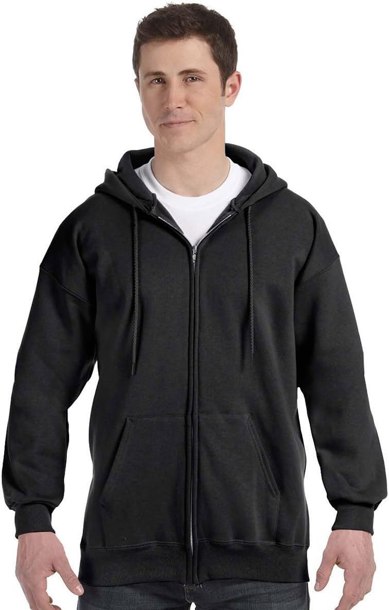 Hanes Men's Full-Zip Hoodie Fleece Sweatshirt Ultimate Comfort 1 Hanes Men's Ultimate Full-Zip Hoodie, Men's Hooded Fleece Sweatshirt with Zipper