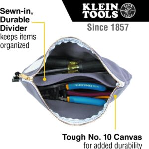 Klein Tools 55578 Heavy Duty Canvas Tool Organizer Bag 7×12.5″