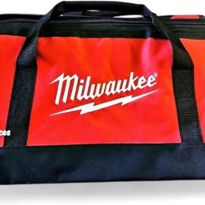Milwaukee Bag 22-Inch Heavy Duty Canvas Drill, Tool Bag/Case, 18V/12/14/18 Volt (Bare Bag)