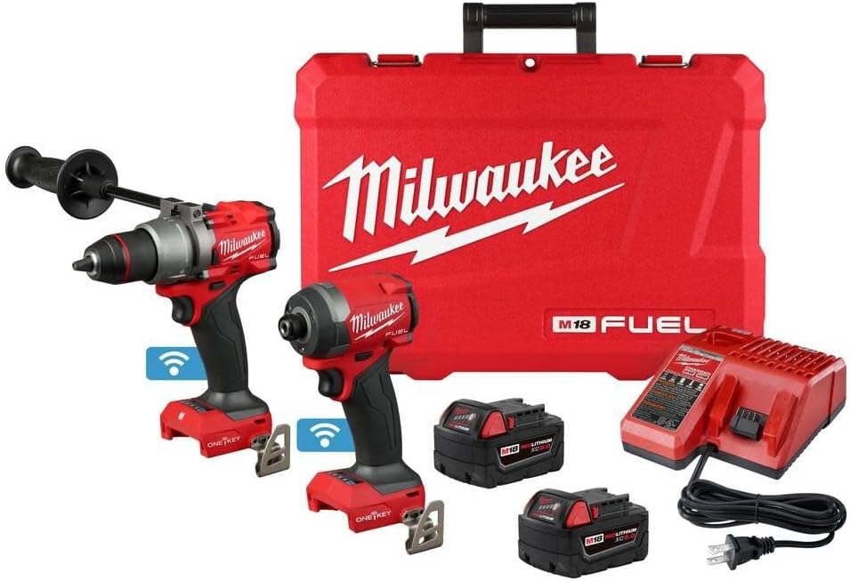 Milwaukee M18 FUEL Combo Kit 2-Tool Set with ONE-KEY Technology 1 Milwaukee M18 FUEL 2 Tool Combo Kit with ONE-KEY