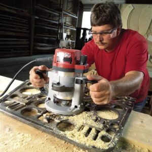 Router, Router Tool, Compact Router for Milwaukee 22,000 Rpm 15 Amp 3-1/2 Max HP 120V Fixed-Base Production Router 5625-20