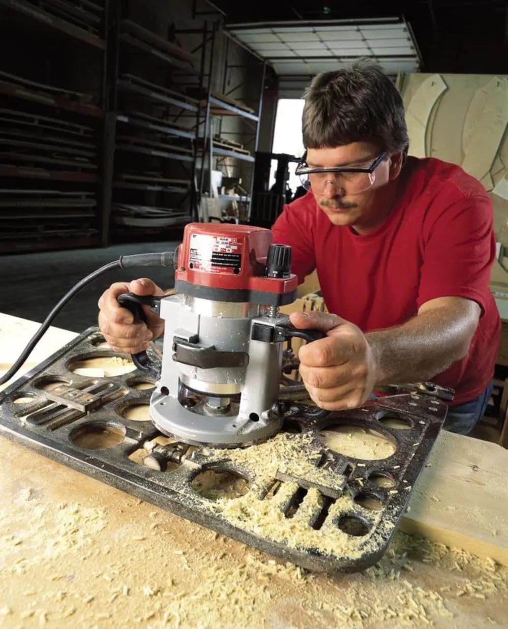 Milwaukee 5625-20 Fixed Base Router 15A 22000 RPM 3.5HP 120V Pro 1 Router, Router Tool, Compact Router for Milwaukee 22,000 Rpm 15 Amp 3-1/2 Max HP 120V Fixed-Base Production Router 5625-20