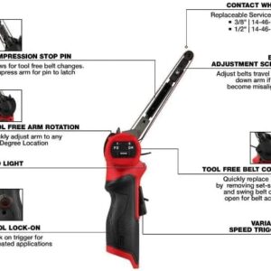 Milwaukee M12 FUEL 1/2×18 Bandfile Bare Tool with Premium Cart