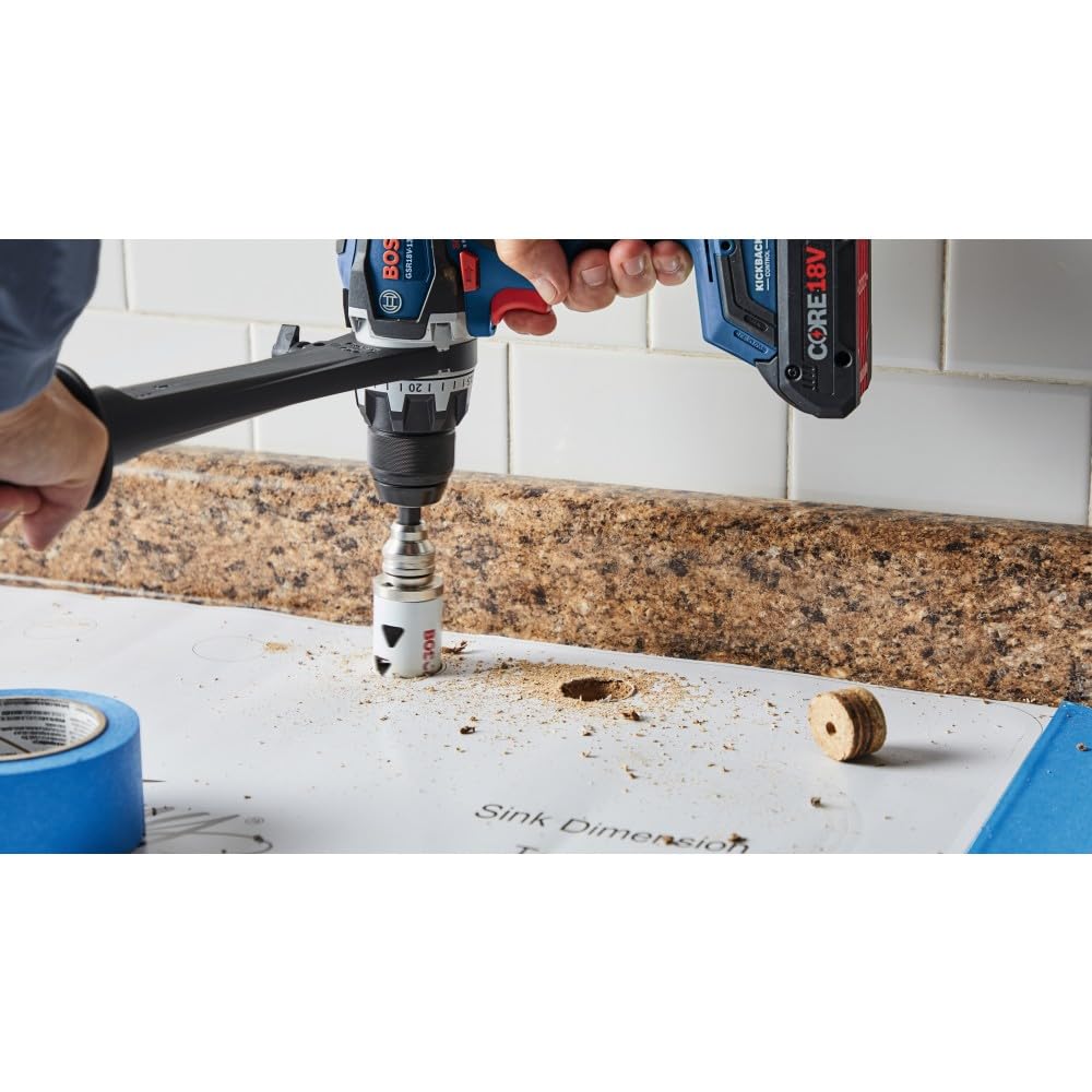 Bosch HBT100 1" M42 Bi-Metal Hole Saw - Premium Cutting Tool 5 Bosch HBT100 1" M42 Bi-Metal Hole Saw - Premium Cutting Tool - Image 5