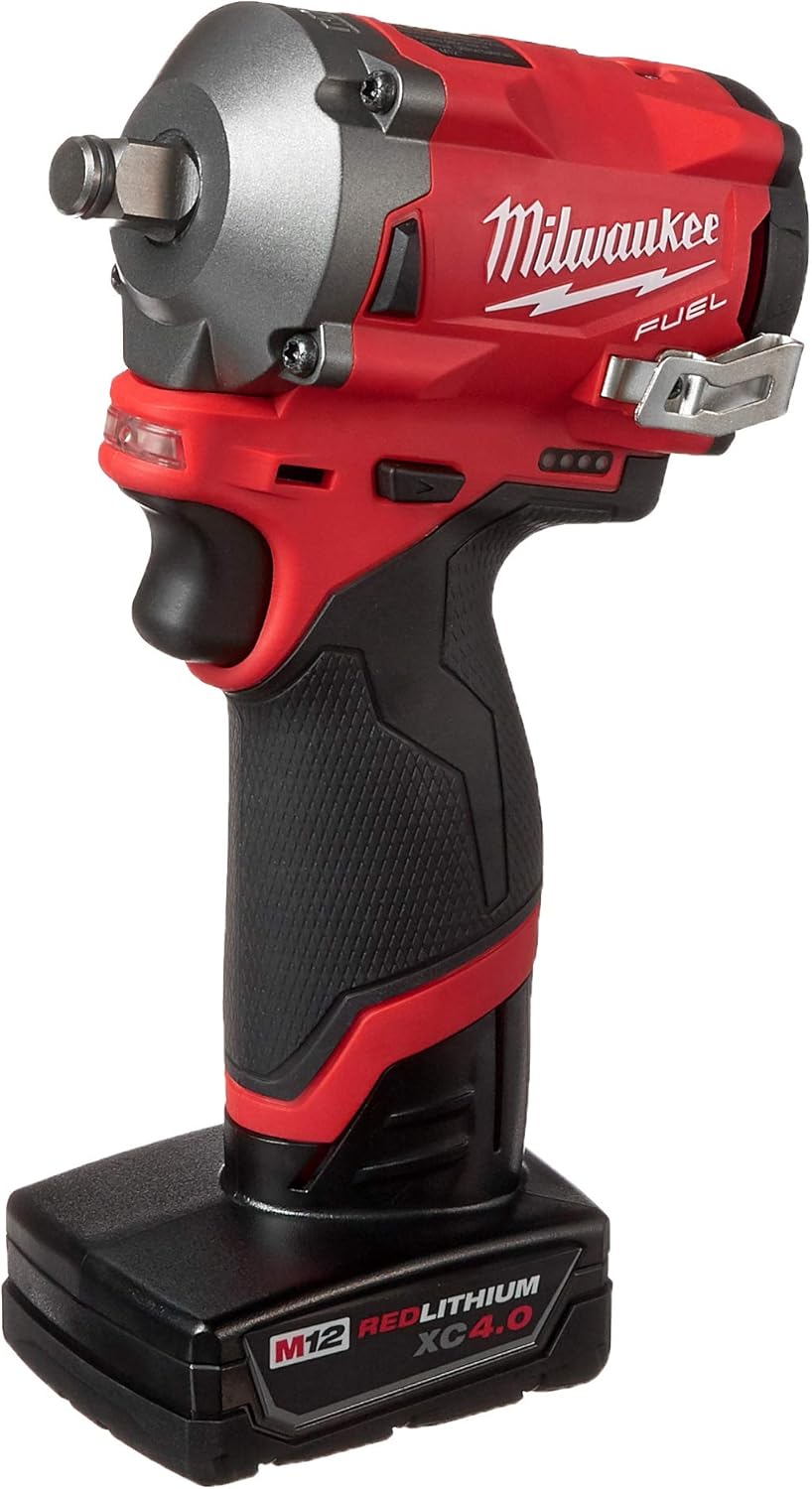 M12 FUEL Cordless 1/2 Inch Stubby Impact Wrench Kit Compact 2 M12 FUEL Cordless 1/2 Inch Stubby Impact Wrench Kit Compact - Image 2