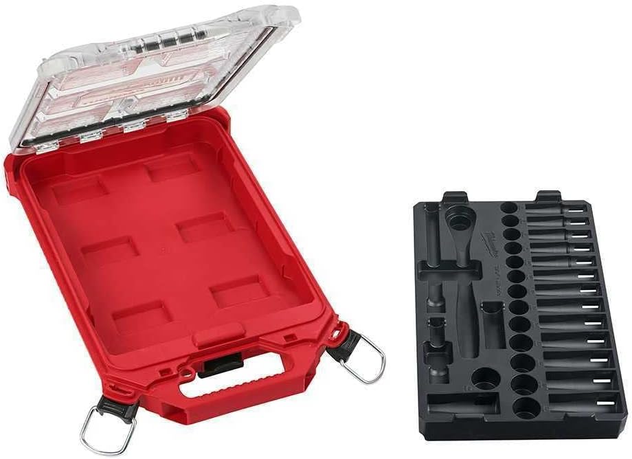 Milwaukee 32-Piece 3/8 Drive Metric Ratchet Socket PACKOUT Set 5 Milwaukee 32-Piece 3/8 Drive Metric Ratchet Socket PACKOUT Set - Image 5