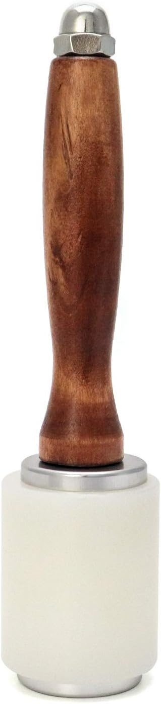 QWORK 8" Leather Carving Hammer Mallet Nylon Head Wood Handle Kit 4 QWORK 8" Leather Carving Hammer Mallet Nylon Head Wood Handle Kit - Image 4