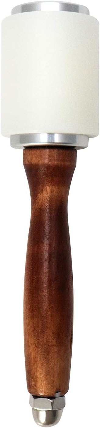 QWORK 8" Leather Carving Hammer Mallet Nylon Head Wood Handle Kit 2 QWORK 8" Leather Carving Hammer Mallet Nylon Head Wood Handle Kit - Image 2