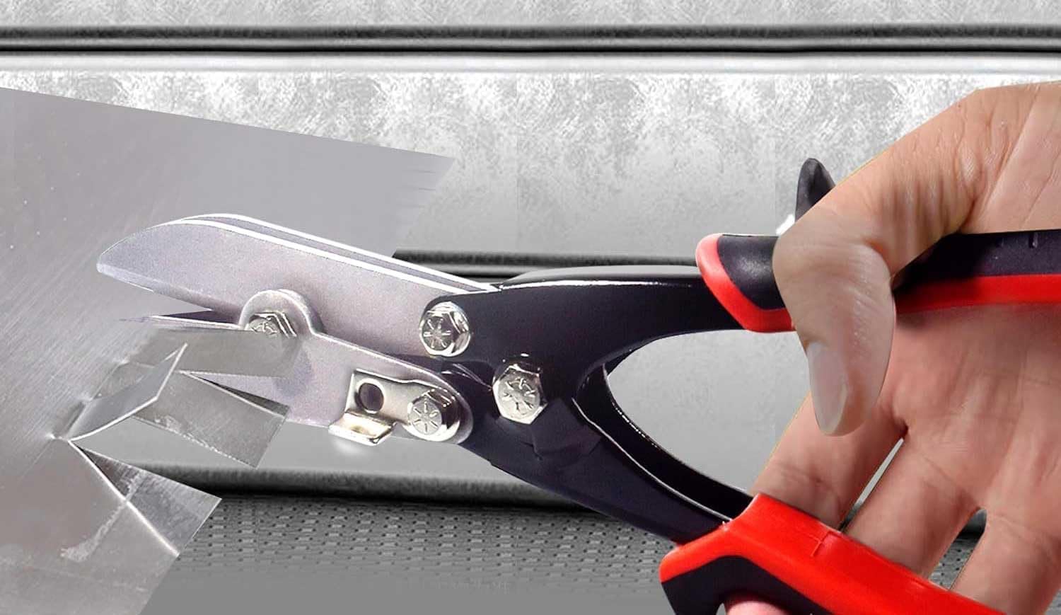 5 Blade Sheet Metal Crimper Tool for 24-28 Gauge Ductwork Gutter 3 5 Blade Sheet Metal Crimper Tool for 24-28 Gauge Ductwork Gutter - Image 3