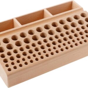 ZJRDYYK Leather Working Tool Holder, Wooden Leather Tool Holder, Leathercraft Tool Rack Holder Organizer, Leather Craft Tool Organizer for Hole Punch Leather Tools