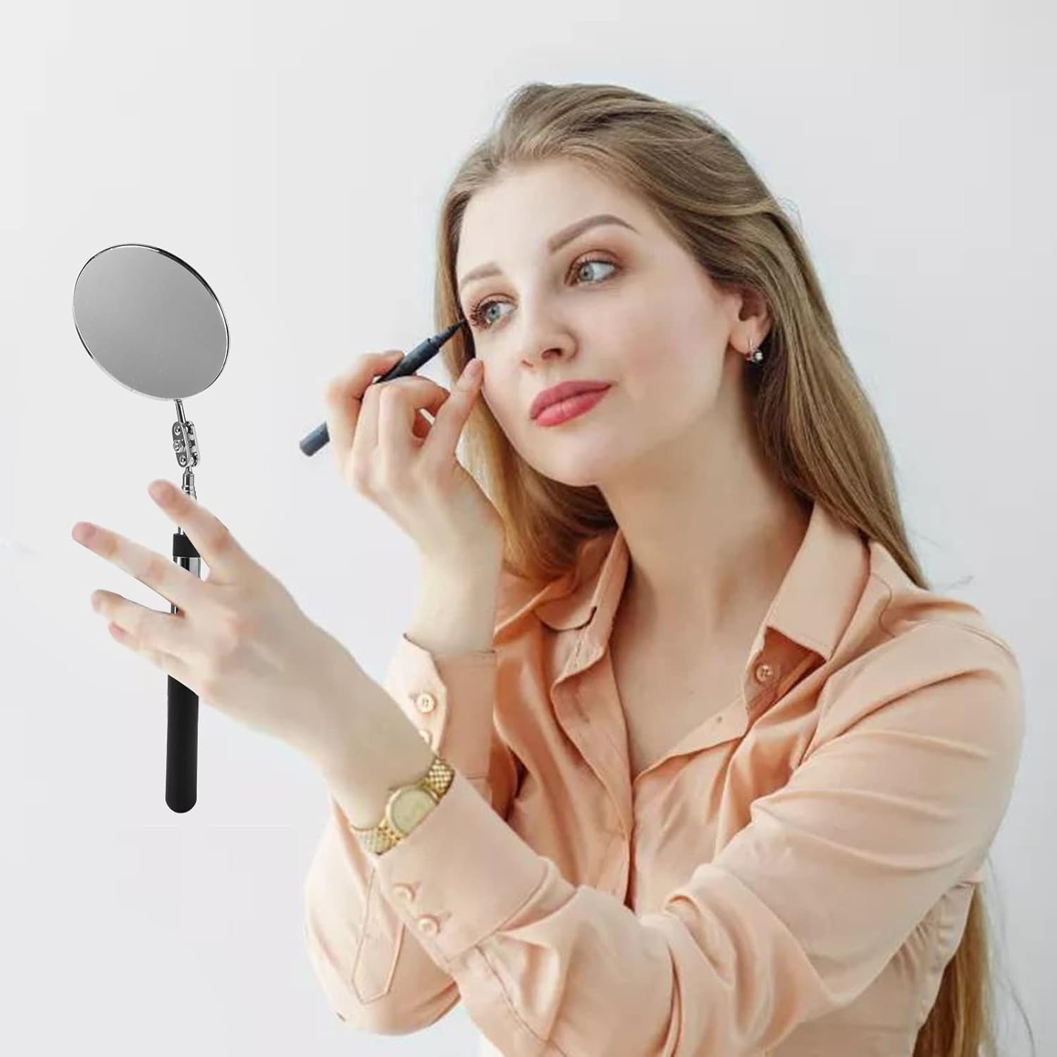 4Pack Telescoping Inspection Mirror 25in Flexible 360 Swivel Tool 5 4Pack Telescoping Inspection Mirror 25in Flexible 360 Swivel Tool - Image 5
