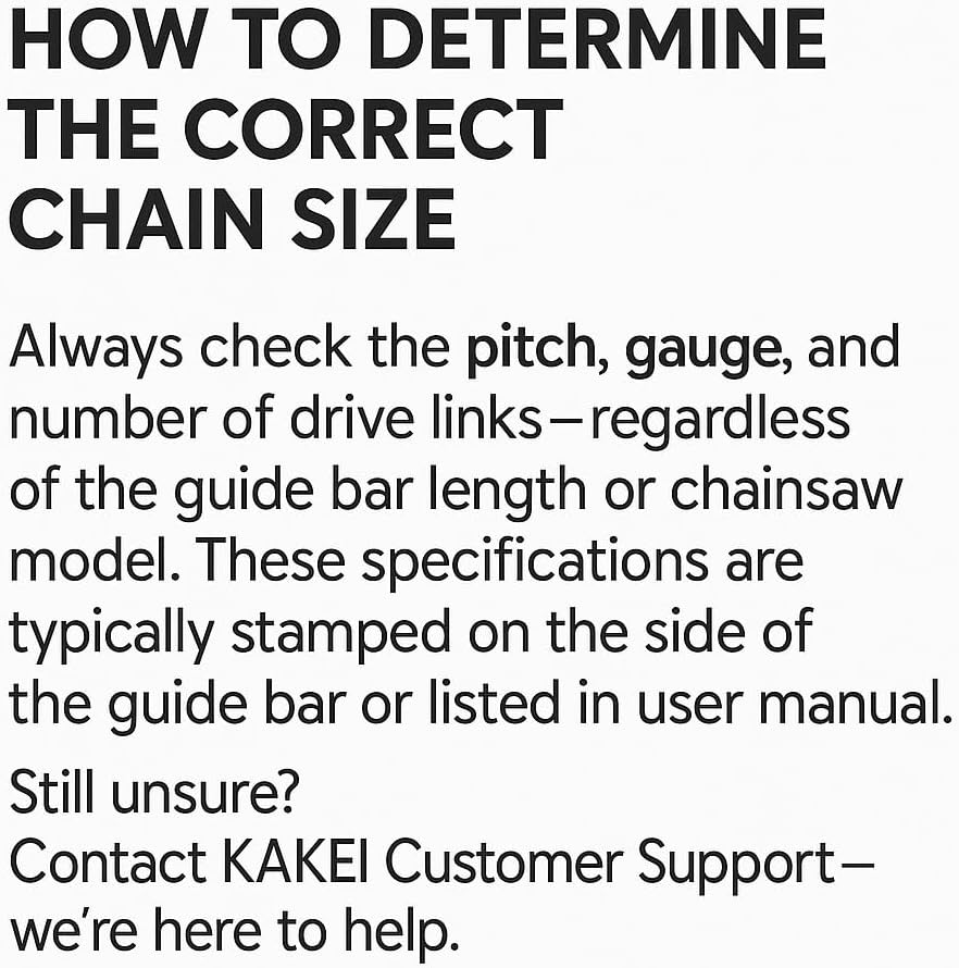 KAKEI 14 Inch Chainsaw Chain: A Reliable Choice for Chopping 2 KAKEI 14 Inch Chainsaw Chain: A Reliable Choice for Chopping - Image 2