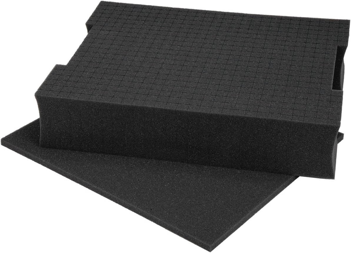 POWERTEC Pluck Foam Insert for Bosch L-Boxx 2 Tool Case Organizer 1 sander tool organizer