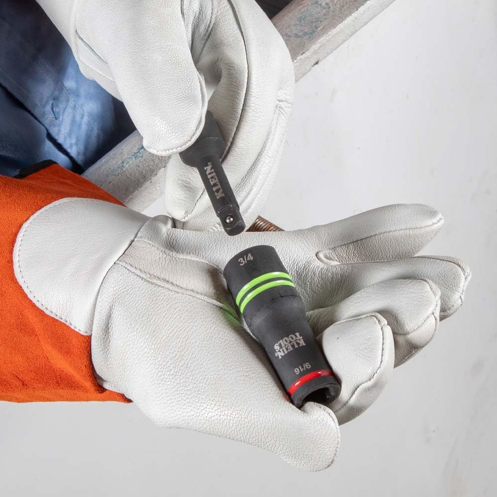 Klein Tools 3-in-1 Impact Socket 9/16 3/4 Hex 12-Point Adapter 7 Klein Tools 3-in-1 Impact Socket 9/16 3/4 Hex 12-Point Adapter - Image 7