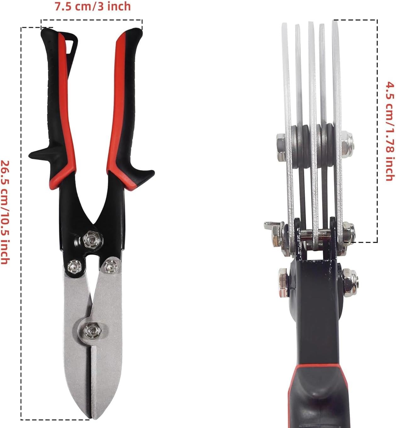 5 Blade Sheet Metal Crimper Tool for 24-28 Gauge Ductwork Gutter 5 5 Blade Sheet Metal Crimper Tool for 24-28 Gauge Ductwork Gutter - Image 5