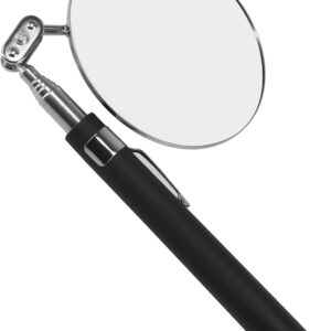 360° Telescopic Inspection Mirror with Flexible Rotation and Buckle