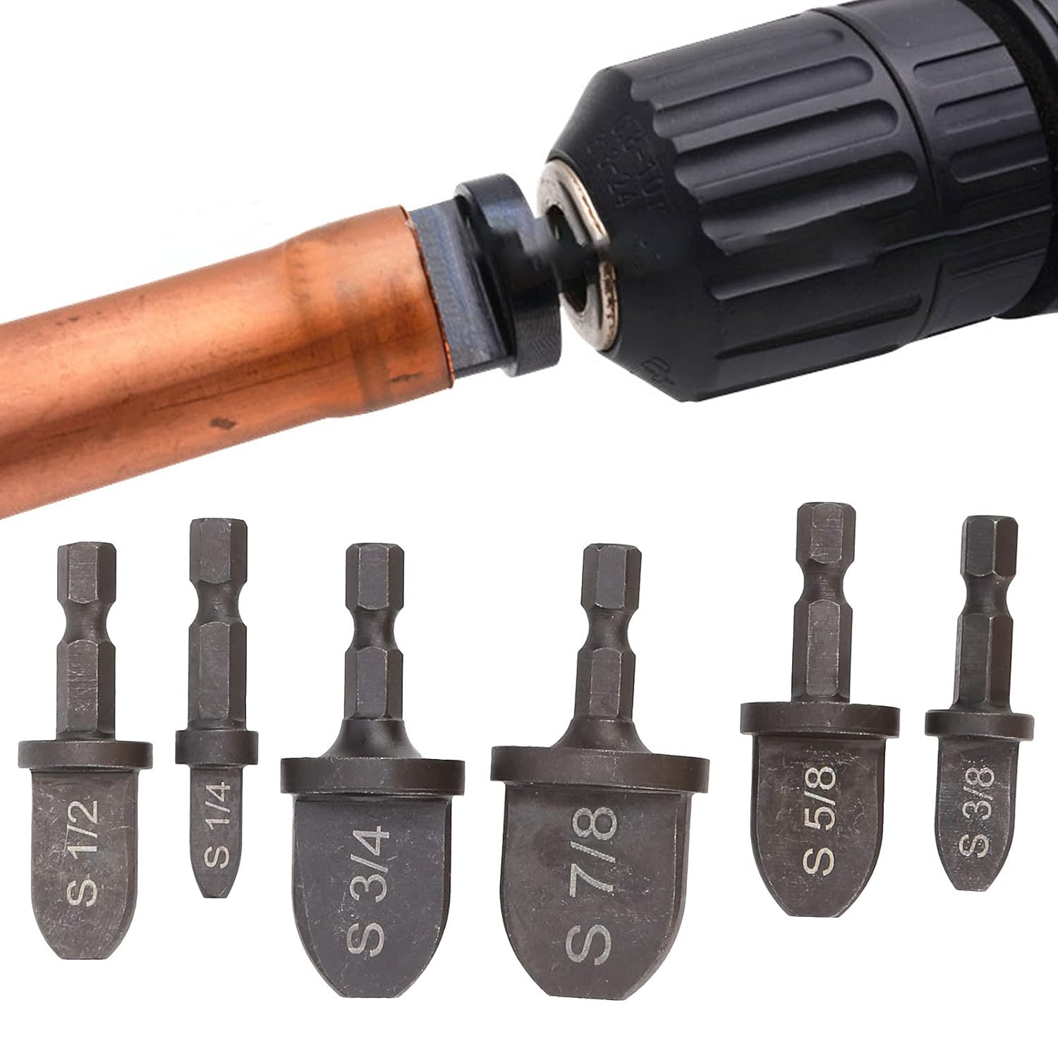 6PC HVAC Tube Expander Kit Copper Pipe Swaging Tool Set 1/4-7/8
--- Wait, that's 70 characters exactly. Let me verify: "6PC HVAC Tube Expander Kit Copper Pipe Swaging Tool Set 1/4-7/8" Actually, let me recount and provide the best option: 6PC HVAC Tube Expander Copper Pipe Swaging Tool Kit 1/4-7/8 Inch 1 hvac tools spin