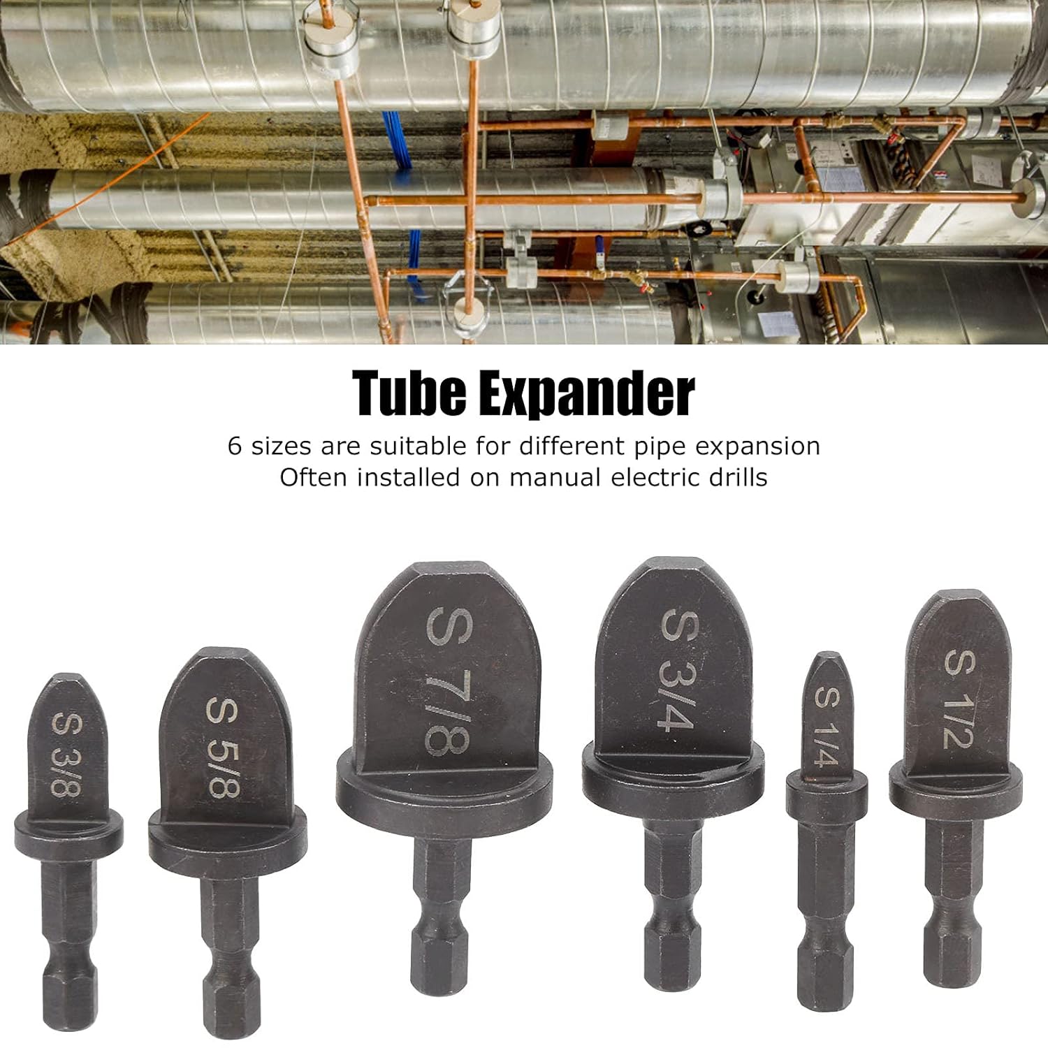 6PC HVAC Tube Expander Kit Copper Pipe Swaging Tool Set 1/4-7/8
--- Wait, that's 70 characters exactly. Let me verify: "6PC HVAC Tube Expander Kit Copper Pipe Swaging Tool Set 1/4-7/8" Actually, let me recount and provide the best option: 6PC HVAC Tube Expander Copper Pipe Swaging Tool Kit 1/4-7/8 Inch 3 6PC HVAC Tube Expander Kit Copper Pipe Swaging Tool Set 1/4-7/8
---Wait, that's 70 characters exactly. Let me verify: "6PC HVAC Tube Expander Kit Copper Pipe Swaging Tool Set 1/4-7/8"Actually, let me recount and provide the best option:6PC HVAC Tube Expander Copper Pipe Swaging Tool Kit 1/4-7/8 Inch - Image 3