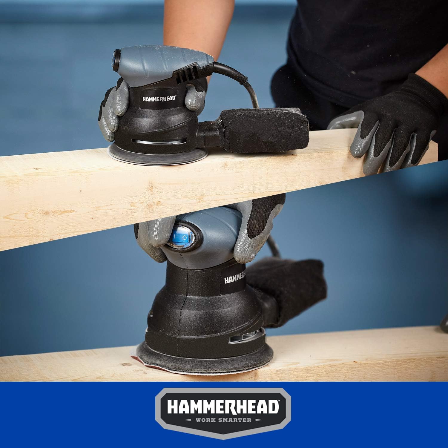 Hammerhead 2.0A 5" Random Orbit Sander with 12 Sanding Discs 6 Hammerhead 2.0A 5" Random Orbit Sander with 12 Sanding Discs - Image 6