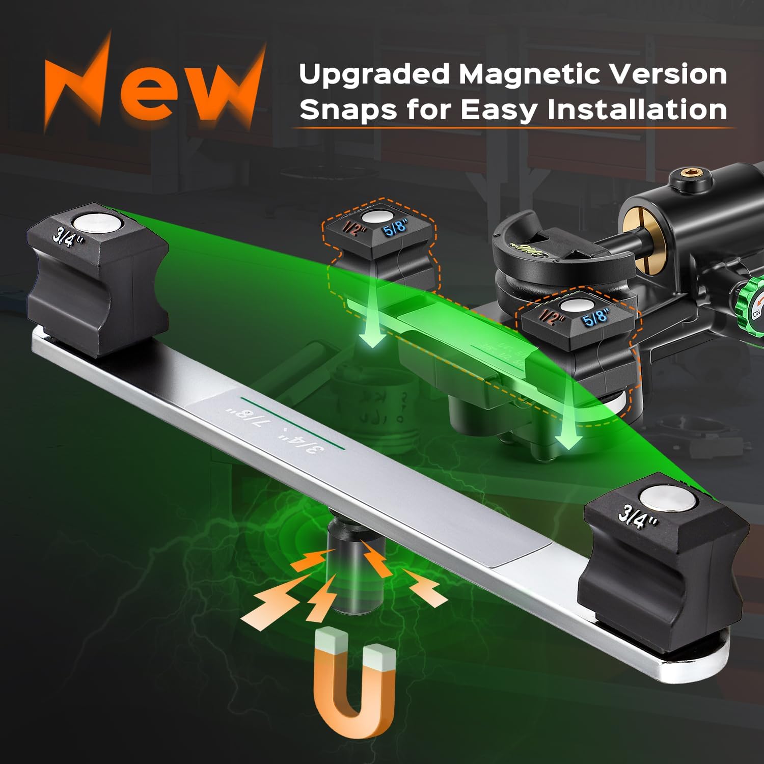 Hydraulic Tube Bender Kit 1/4-7/8 Copper Pipe HVAC Tool 7 Dies 3 Hydraulic Tube Bender Kit 1/4-7/8 Copper Pipe HVAC Tool 7 Dies - Image 3