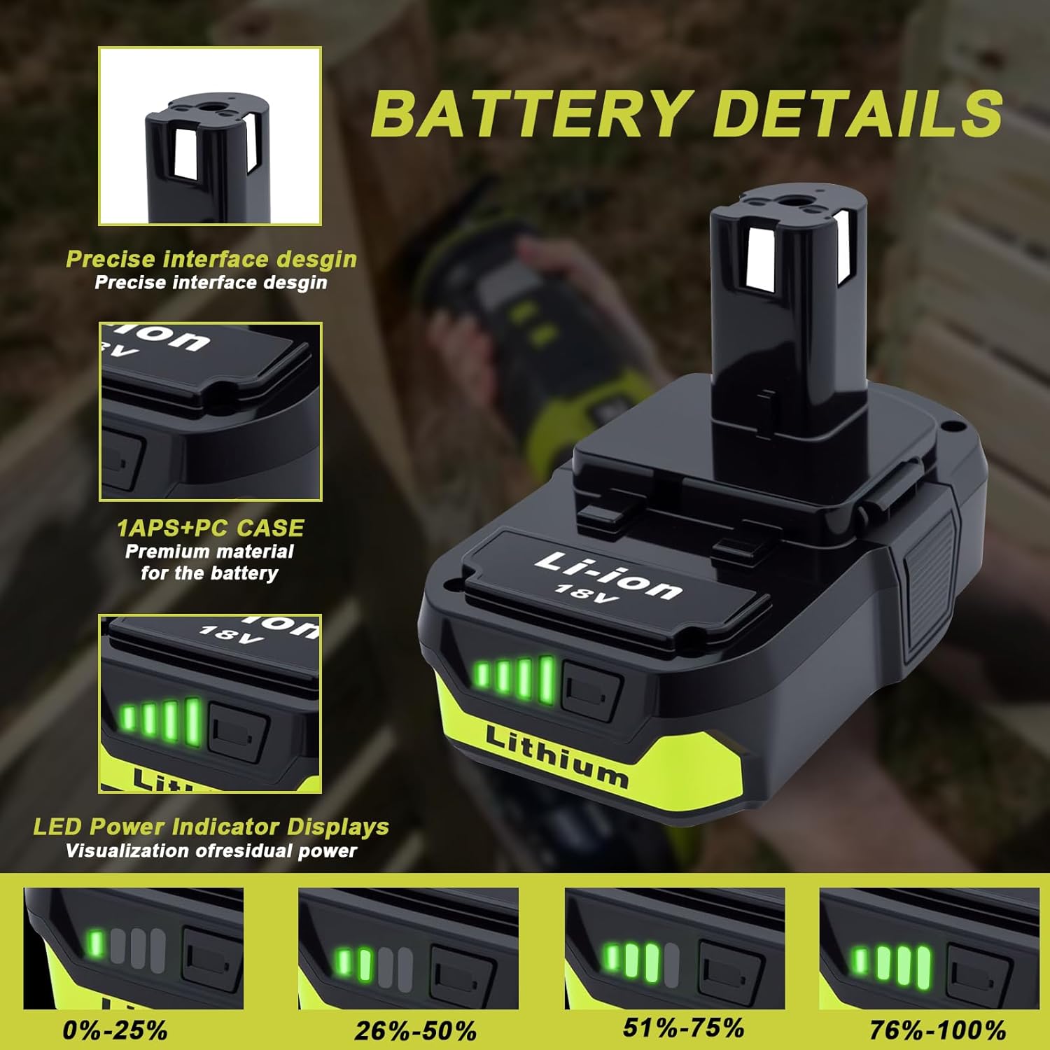 Versatile 18V Battery Replacement: Power Your Ryobi Tools! 6 Versatile 18V Battery Replacement: Power Your Ryobi Tools! - Image 6