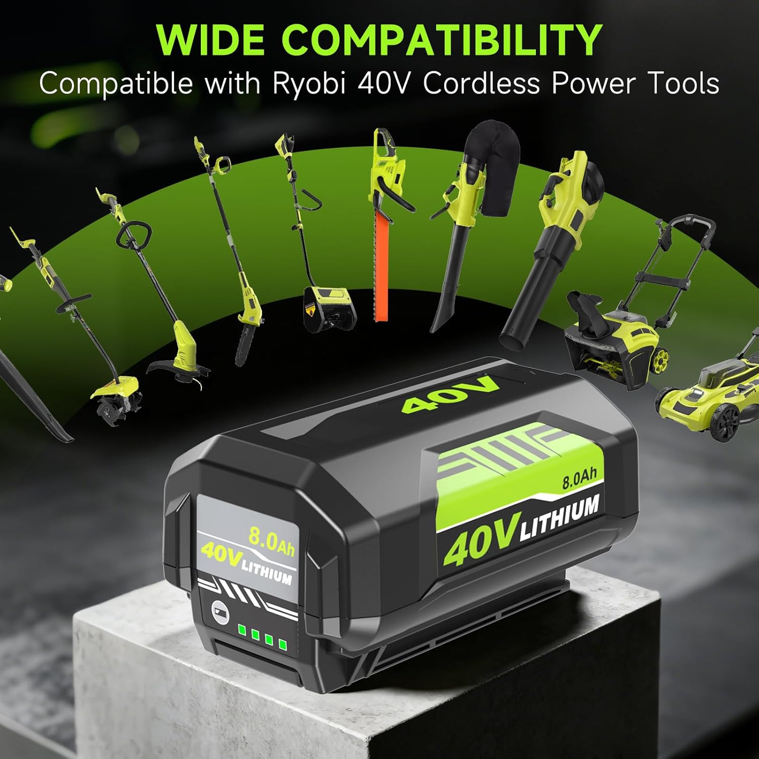 Power Up: Review of Ryobi 40V 8000mAh Battery Replacement 3 Power Up: Review of Ryobi 40V 8000mAh Battery Replacement - Image 3