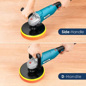 ENEACRO 1600W Car Polisher 7″ Buffer Waxer Variable Speed Kit