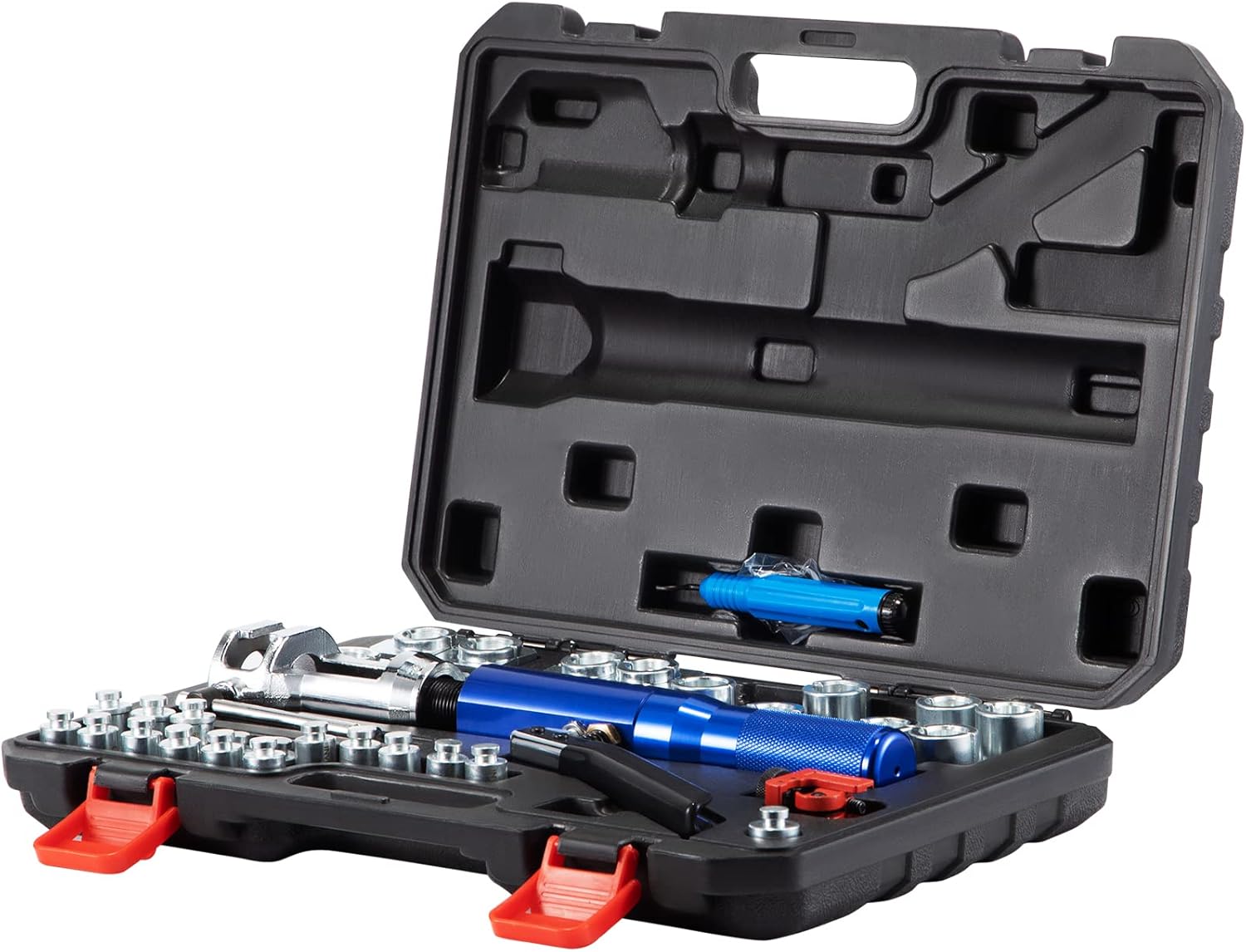 VEVOR 32PC Hydraulic Brake Flaring Tool Kit 3/16-1/2 Copper Tube 8 VEVOR 32PC Hydraulic Brake Flaring Tool Kit 3/16-1/2 Copper Tube - Image 8