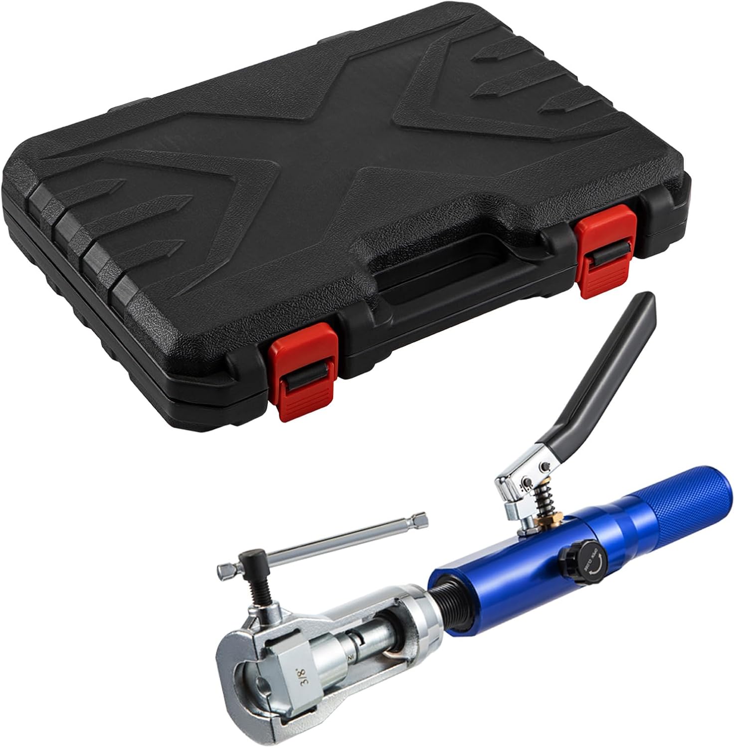 VEVOR 32PC Hydraulic Brake Flaring Tool Kit 3/16-1/2 Copper Tube 9 VEVOR 32PC Hydraulic Brake Flaring Tool Kit 3/16-1/2 Copper Tube - Image 9