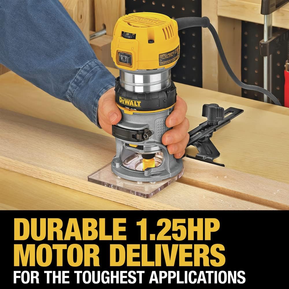 Unleashing Precision: DEWALT 1-1/4 HP Router Review 8 Unleashing Precision: DEWALT 1-1/4 HP Router Review - Image 8