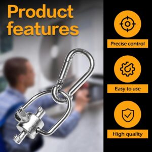 HVAC Refrigerant Locking Cap Key Tool for 410A R22 AC Repair
(68 characters)