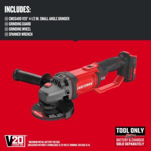 Unleashing Power: A Review of the CRAFTSMAN V20 Angle Grinder