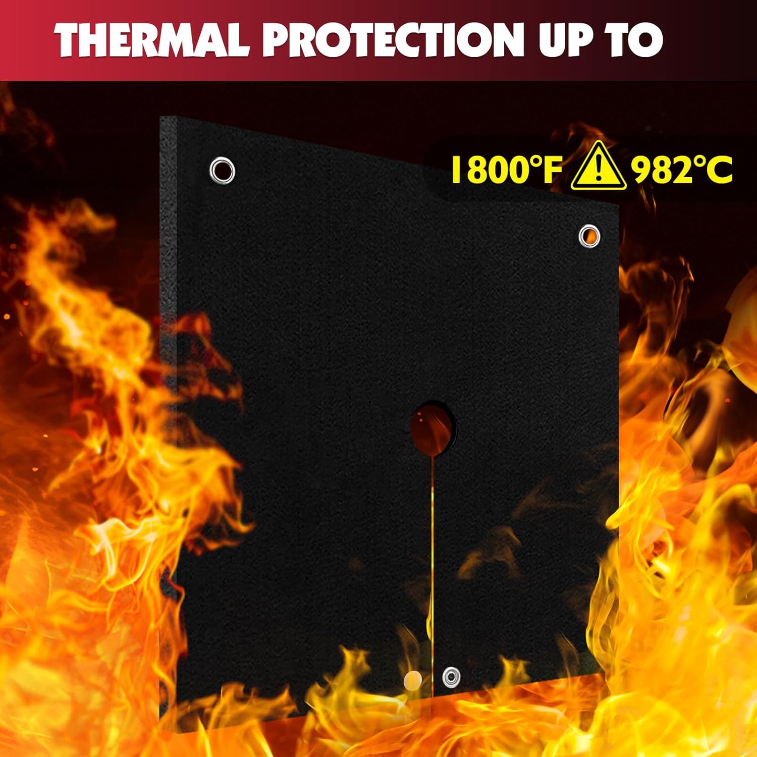 Fireproof Welding Blanket 5mm Heat Shield for HVAC Plumbing Torch 2 Fireproof Welding Blanket 5mm Heat Shield for HVAC Plumbing Torch - Image 2