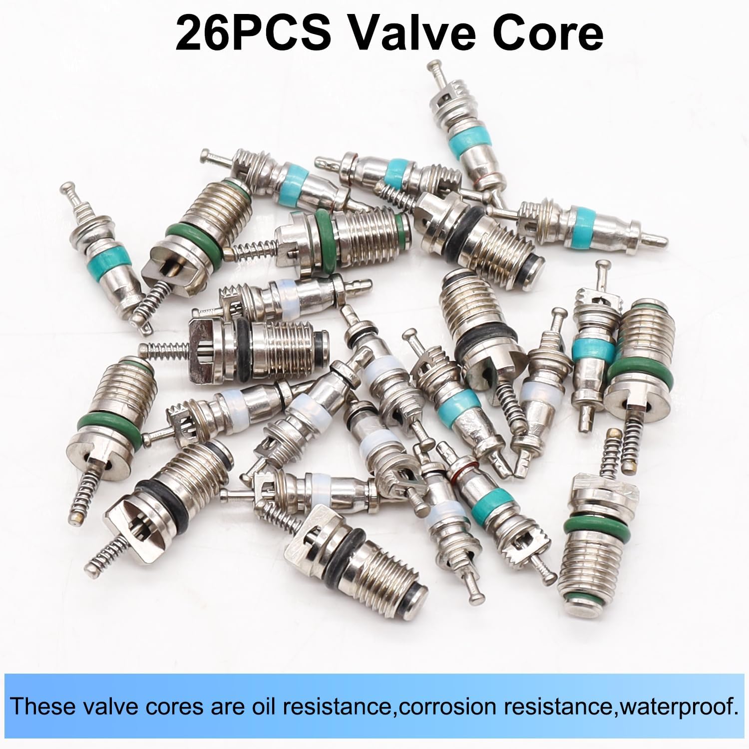 TWTADE R134A AC Valve Core Remover Tool Kit with Schrader Caps 6 TWTADE R134A AC Valve Core Remover Tool Kit with Schrader Caps - Image 6