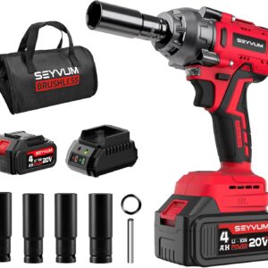 Unleashing Power: SEYVUM 1/2” Impact Wrench Review
