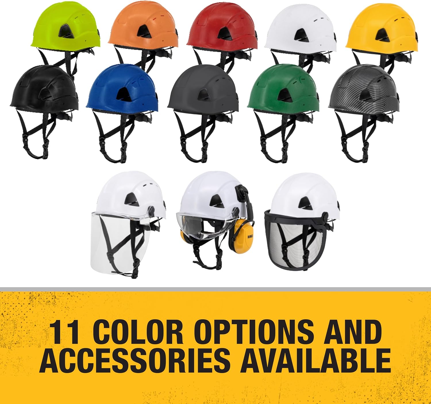 DEWALT Class C Vented Hard Hat 4-Point Ratchet Safety Helmet 6 DEWALT Class C Vented Hard Hat 4-Point Ratchet Safety Helmet - Image 6