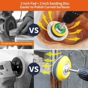 279pc 2/3″ Sanding Disc Kit 80-3000 Grit Drill Rotary Tool Pad
