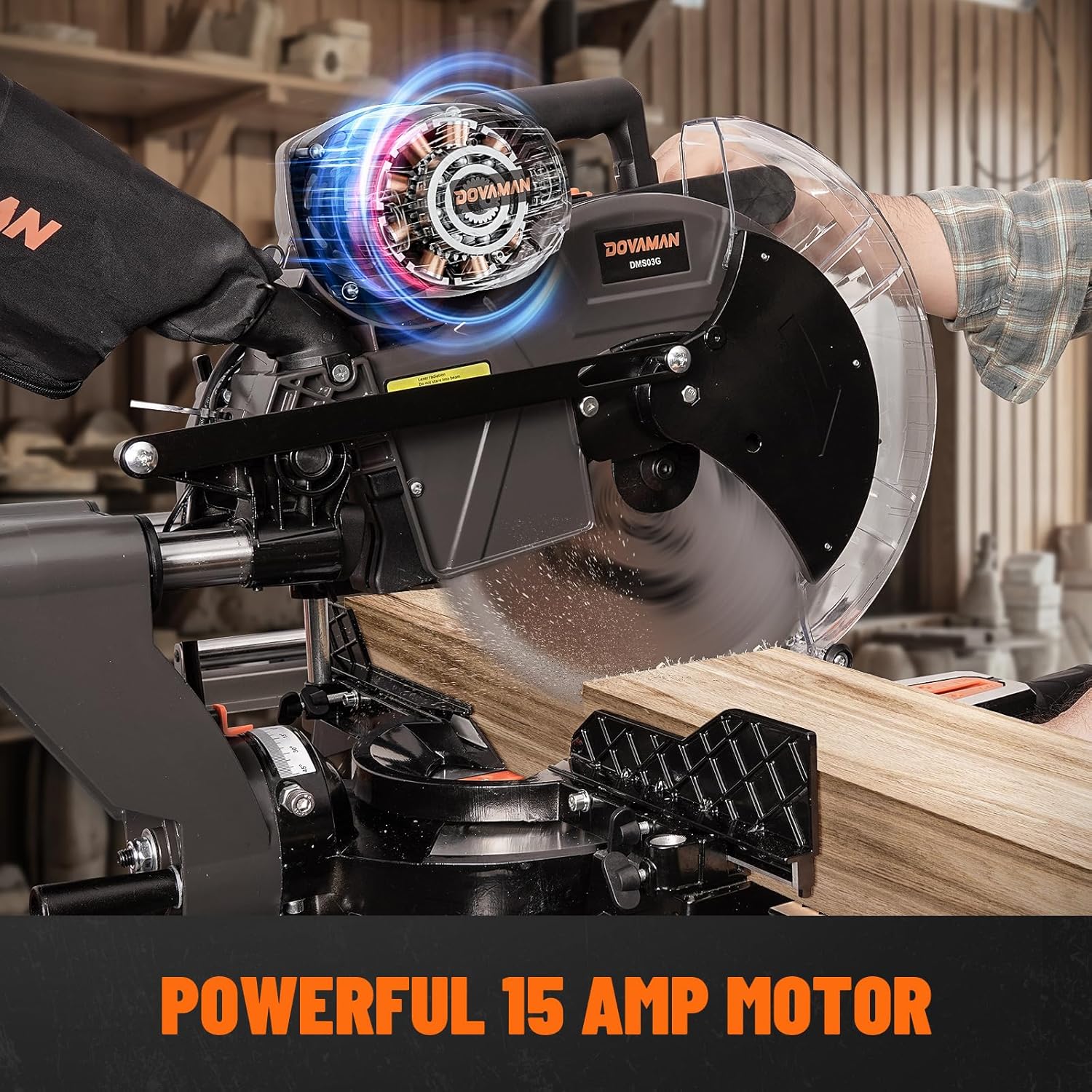 Precision Cutting Unleashed: DOVAMAN 12-Inch Miter Saw Review 6 Precision Cutting Unleashed: DOVAMAN 12-Inch Miter Saw Review - Image 6