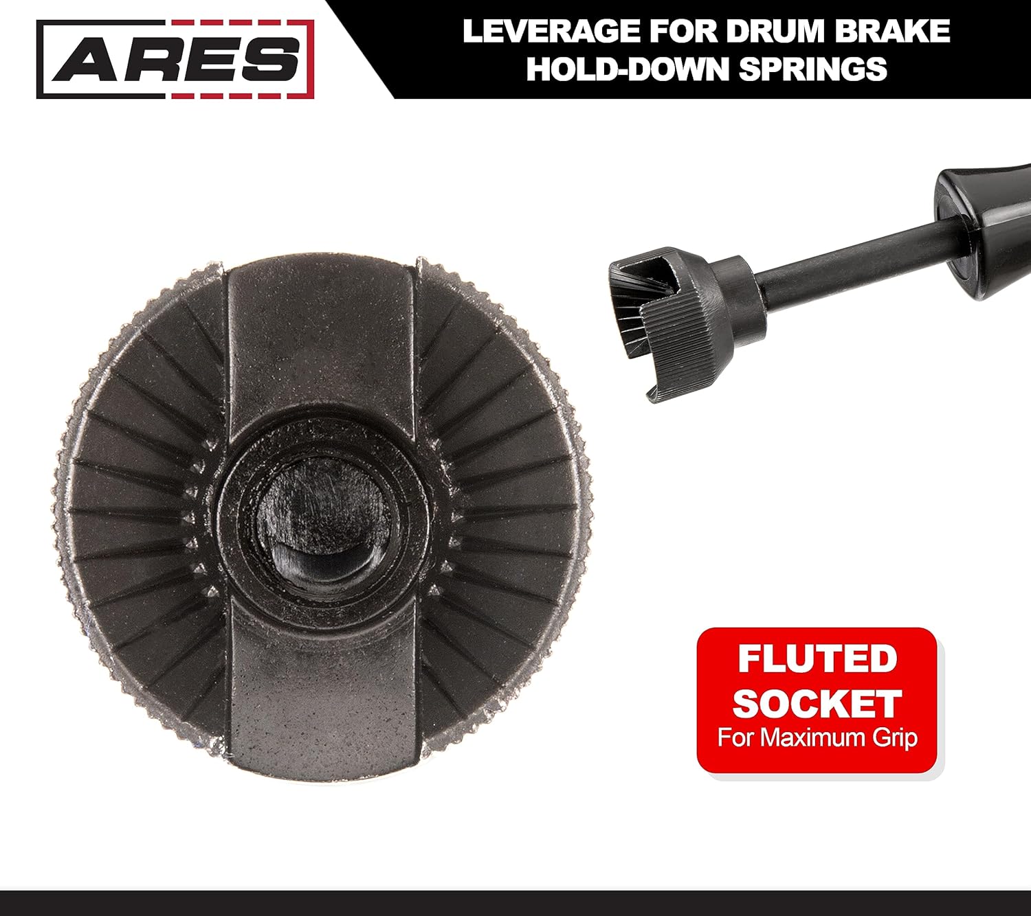 ARES Brake Spring Compressor Tool for Drum Brake Hold-Down Springs 3 ARES Brake Spring Compressor Tool for Drum Brake Hold-Down Springs - Image 3