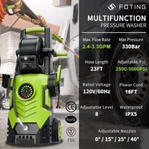 Unleashing Power: Review of the 5000PSI Touch Screen Pressure Washer