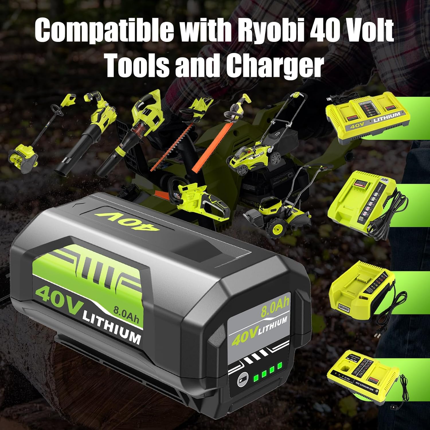 Ultimate Review: 8000mAh OP4075A Battery & Charger for Ryobi 4 Ultimate Review: 8000mAh OP4075A Battery & Charger for Ryobi - Image 4