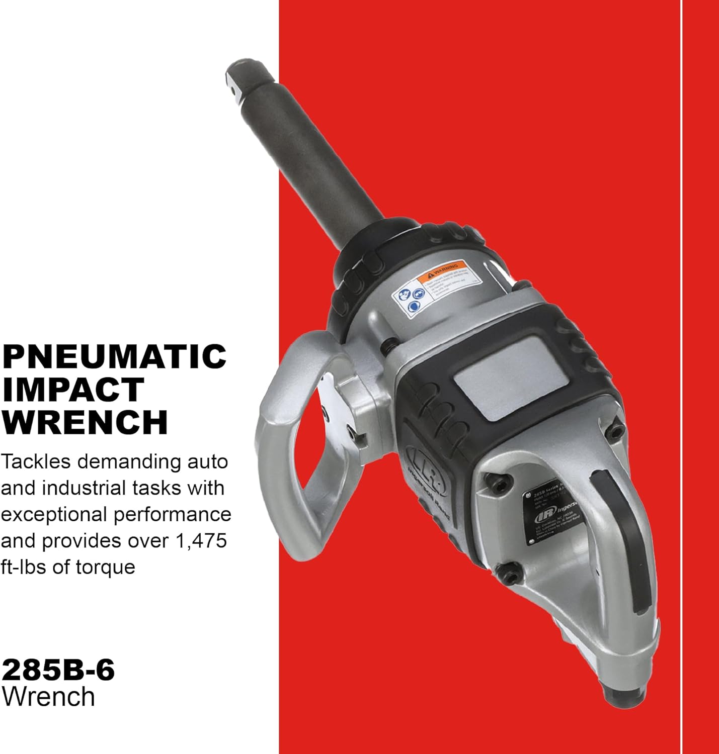 Ingersoll Rand 1-Inch Cordless Impact Wrench 6-Inch Anvil 285B-6 2 Ingersoll Rand 1-Inch Cordless Impact Wrench 6-Inch Anvil 285B-6 - Image 2